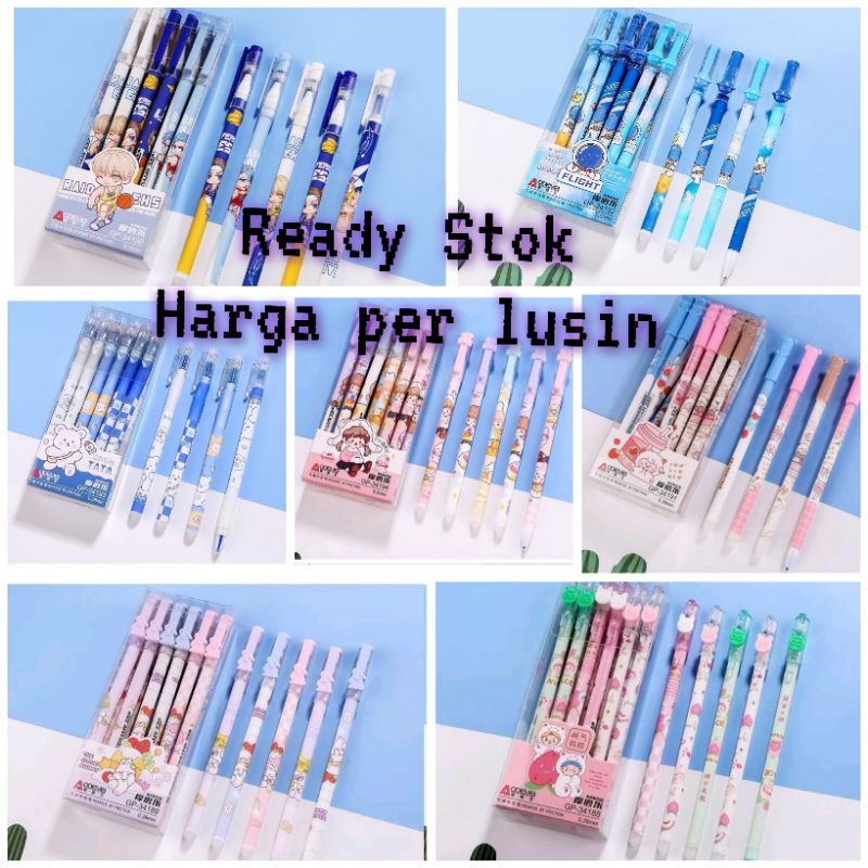

Selusin Pulpen Pena Bolpoin BISA DI HAPUS Magic Kekinian Terlaris Bagus Murah