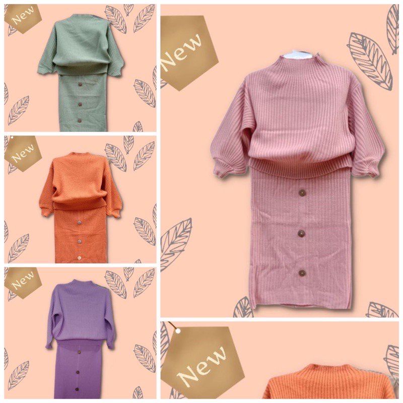 (COD) STELLAN RAJUT ANAK WANITA//ROK STELAN BAJU RAJUT ANAK