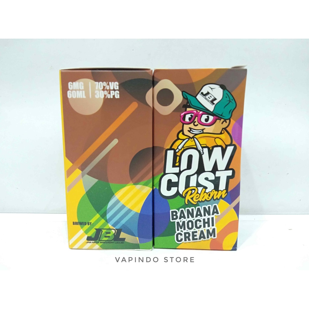 NIC 6MG LOWCOST BANANA MOCHI CREAM 60ML BY JBL LOW COST