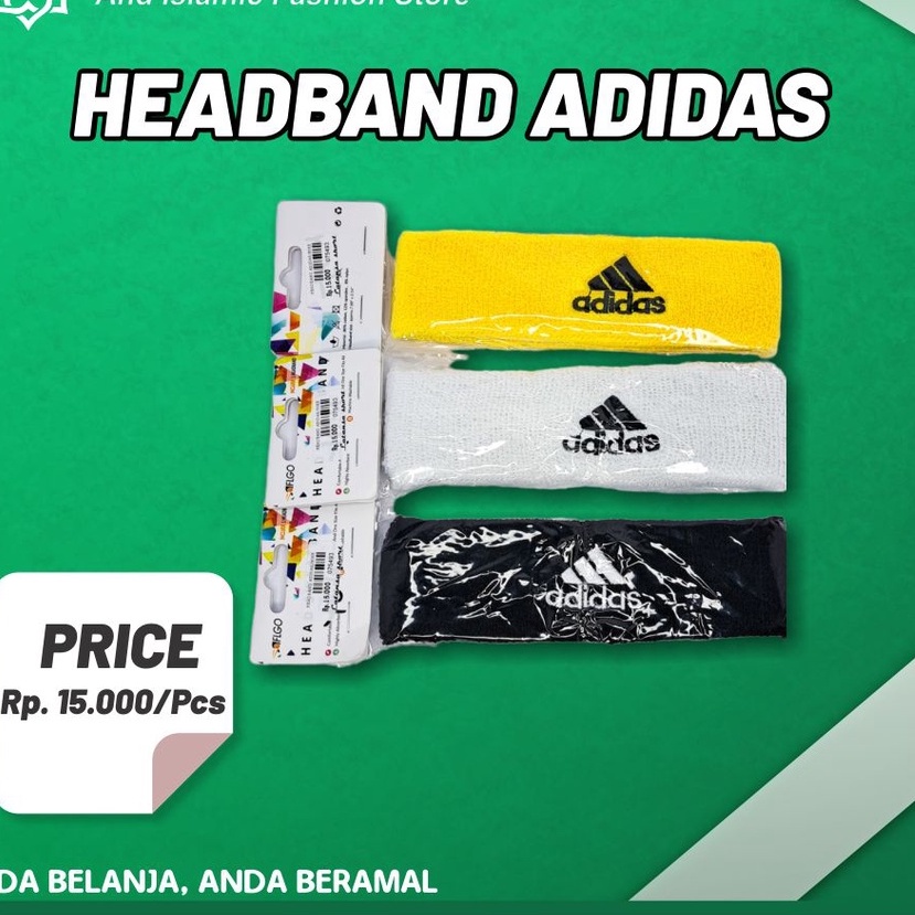 HEADBAND ADIDAS | AKSESORIS OLAHRAGA