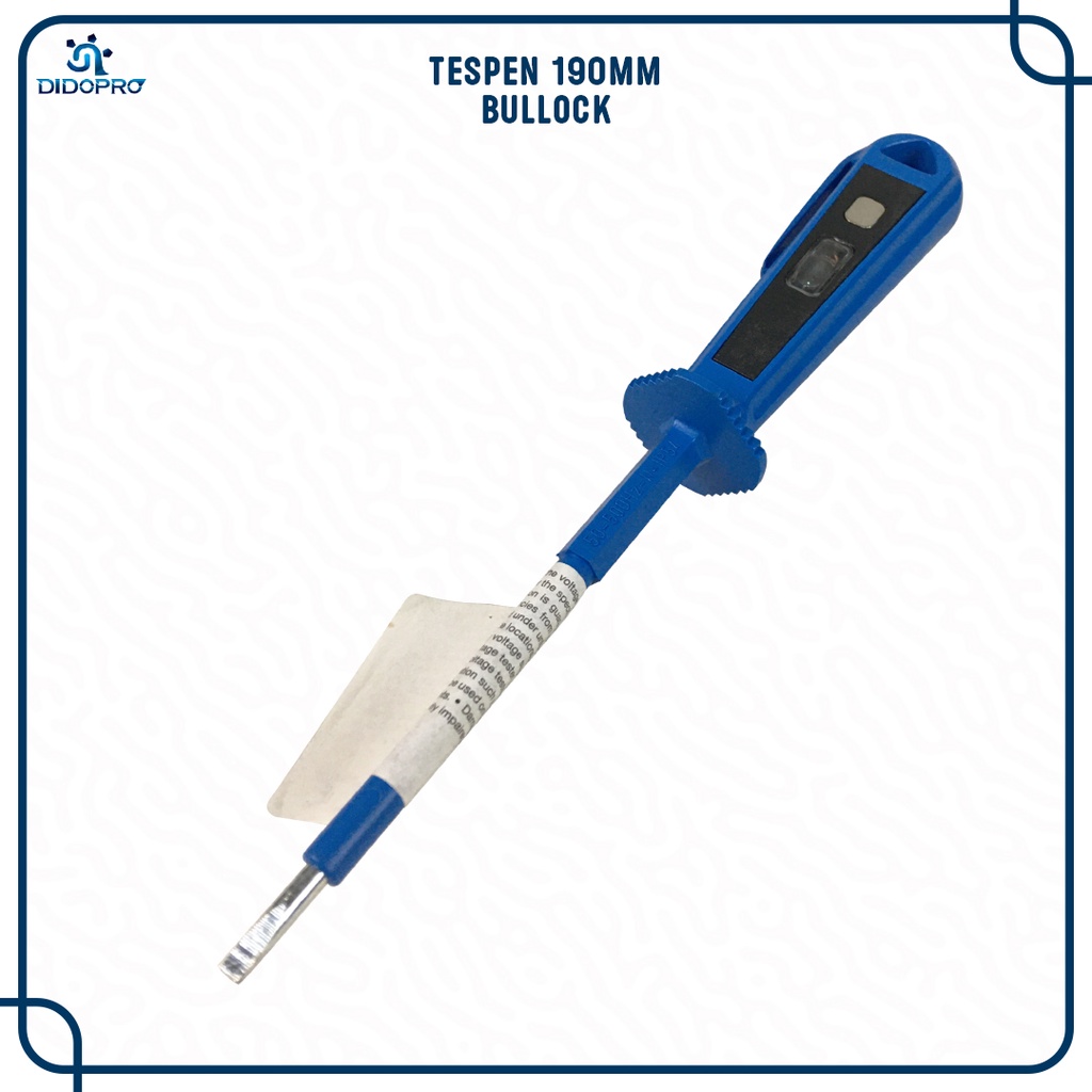 Bullock Test Pen AC Listrik Anti Pecah - Tespen Made in Taiwan Testpen