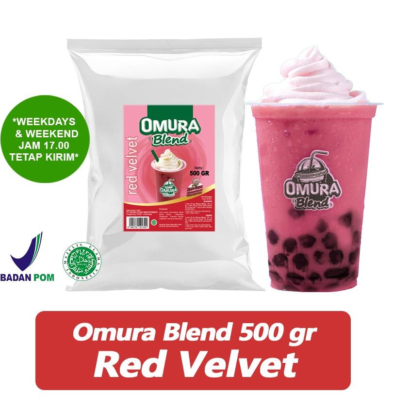 

HOT Product Bubuk Minuman Rasa Red Velvet 500 GR Omura Blend grosir
