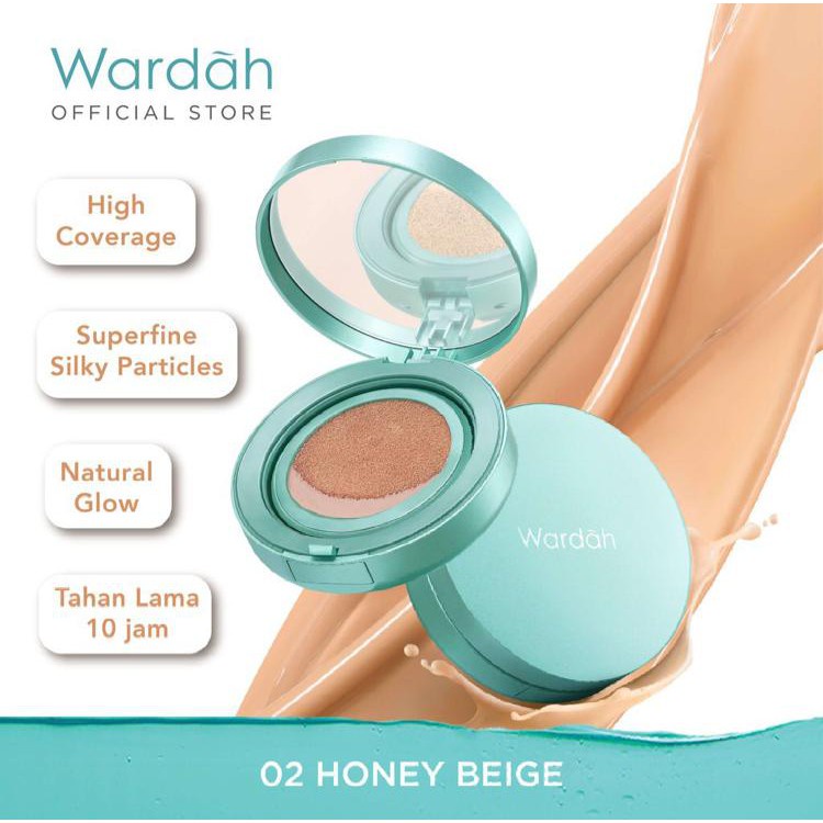 Rumah Cantik Wardah Exclusive Flawless Cover Cushion  - Hasil Matte Flawless dan Tahan Lama Hingga 10 Jam - Bisa COD RumahCantik354 Beauty Skincare Kosmetik Medan Cosmetics