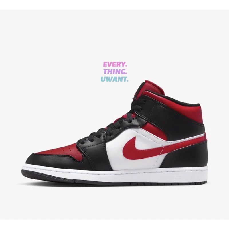 Jordan 1 Mid Bred Toe