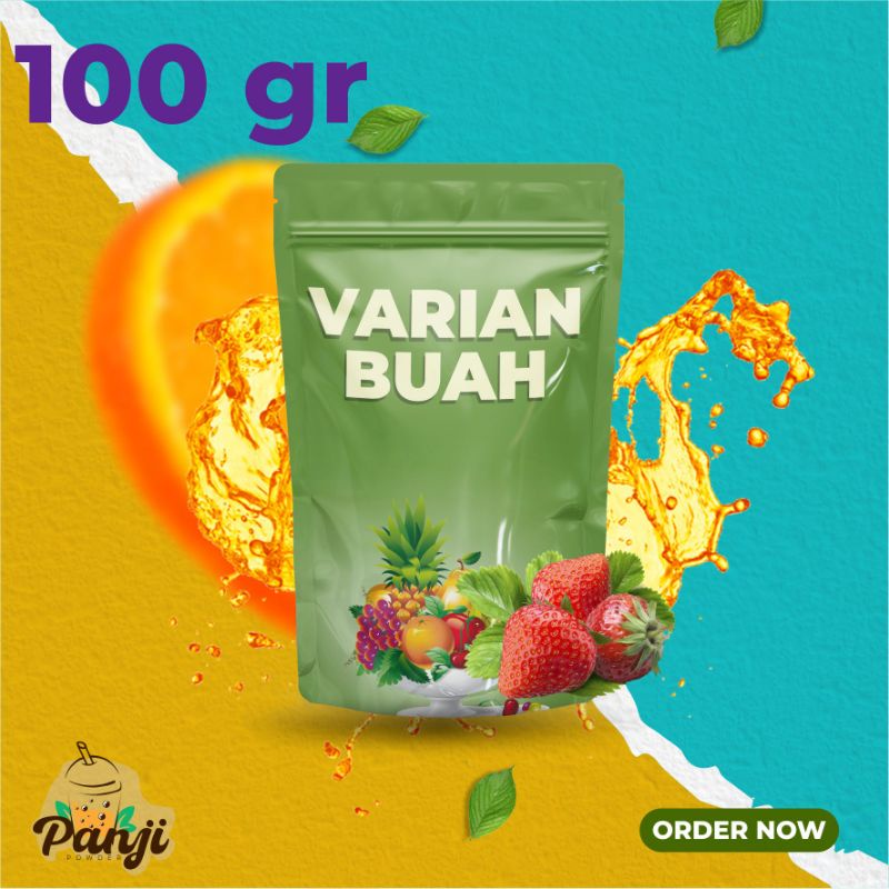 BUBUK MINUMAN ANEKA RASA KEMASAN 100GR MINUMAN BUBUK ANEKA RASA BUAH MINUMAN BUBUK 100GR