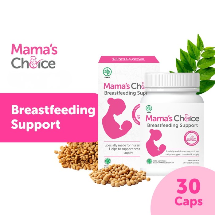 MAMA'S CHOICE Breastfeeding Support Capsule Asi Booster Pelancar ASI