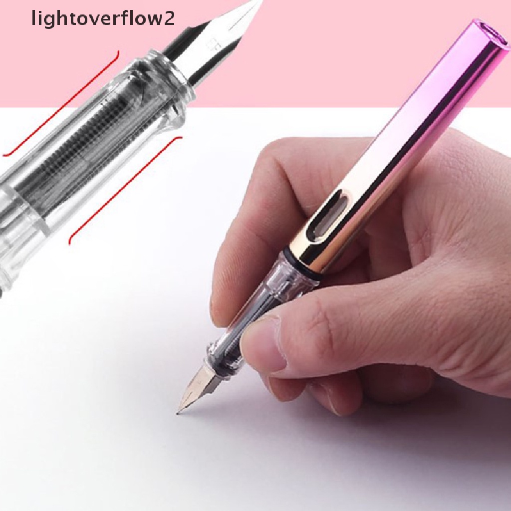 (lightoverflow2) Pena Fountain Tinta Nibs Untuk Kantor / Sekolah