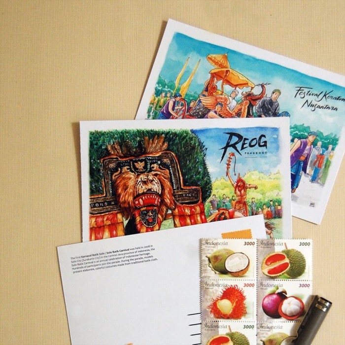 

Hari Ini Postcard / Kartu Pos Festival Indonesia - Jawa Diskon