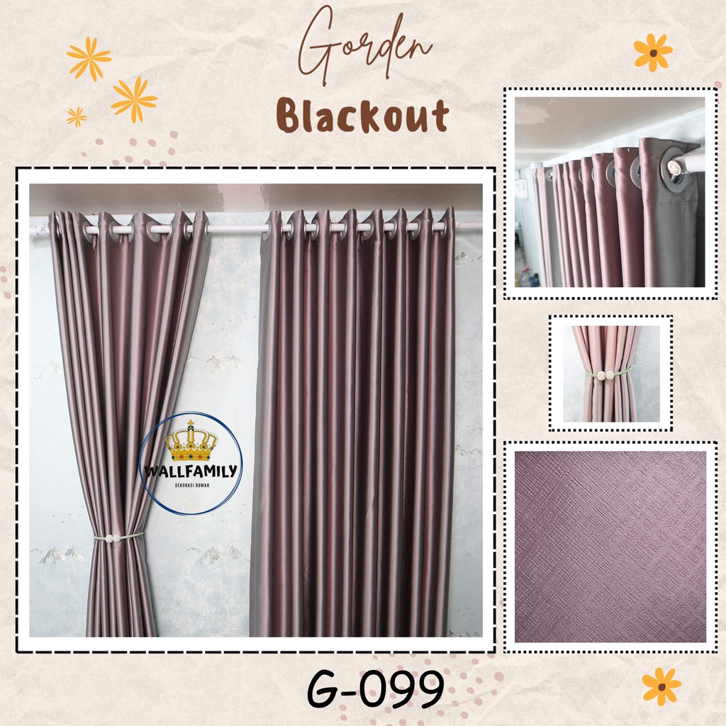 Gorden terbaru bahan blackout 100% New stayle