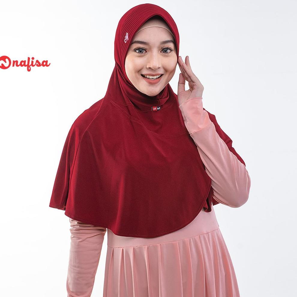 JILBAB INSTAN NAFISA SALMA - HIJAB BERGO TERKINI KHIMAR PREMIUM SYAR'I  KERUDUNG MURAH "NJG.18Oc22в"
