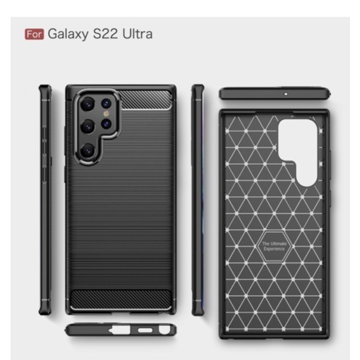Jual SAMSUNG S22 / S22 PLUS / S22 ULTRA SOFT CASE BRUSHED CARBON ORIGINAL - S22 ULTRA Limited