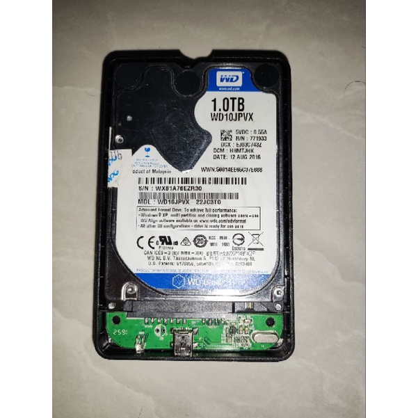 HDD Hardisk External WD BLUE 1TB