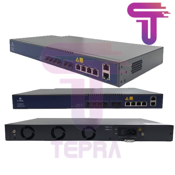 V.SOL V1600G0 | VSOL OLT GPON 4 PON , 4x 1GE RJ45 , 2x SFP+ Uplink