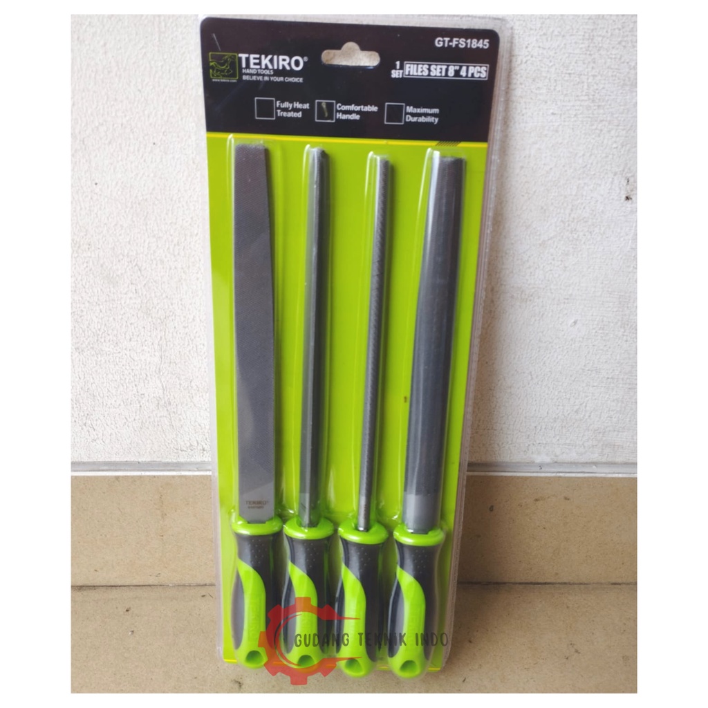 KIKIR BESI 8" SET ISI 4 PCS TEKIRO / KIKIR BESI SET 8" ISI 4PCS TEKIRO