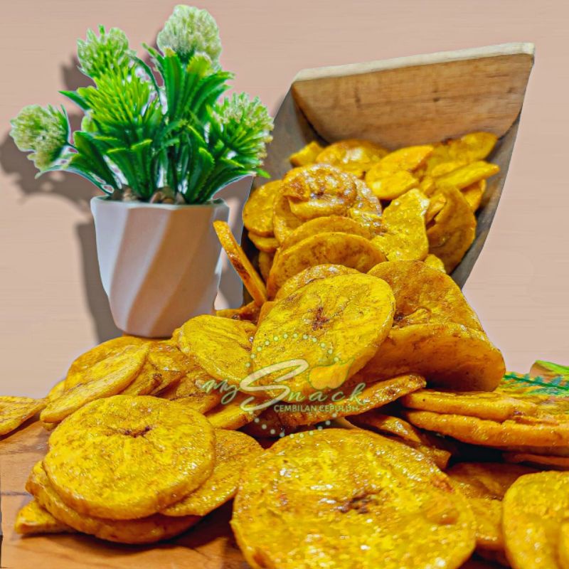 

Yang Lagi Viral KERIPIK KRIPIK PISANG ASIN PANJANG KOIN MANIS SNACK CEMILAN KILAON