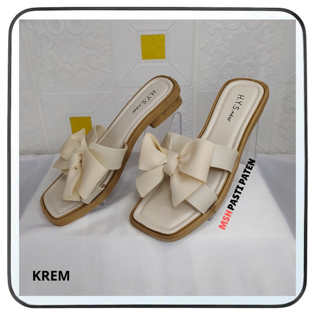 Sandal slop impor Sandal flat impor wanita hys ori