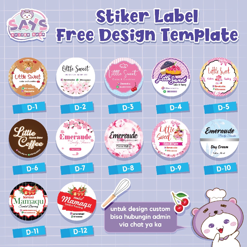 

[FREE DESIGN] CETAK STIKER LABEL MAKANAN MINUMAN PRODUK KEMASAN BAHAN VYNIL ANTI AIR