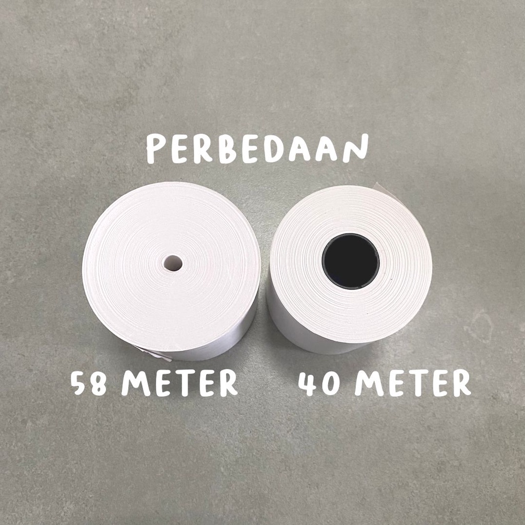 Kertas Struk Kasir Paper Roll Termal 1 karton 50 roll uk 80x80mm