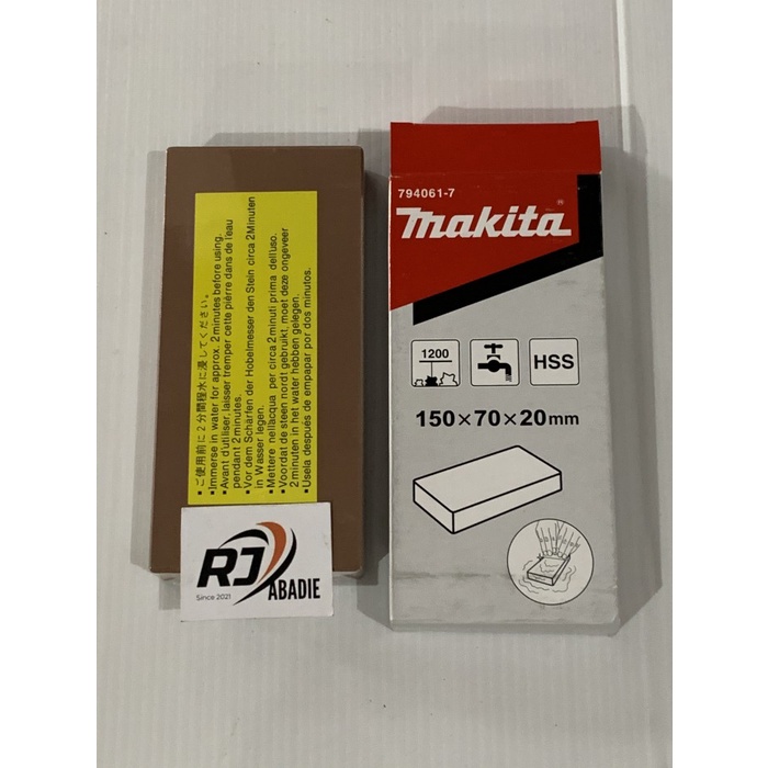 Batu Asah Pengasah Mata Pisau Sugu Serut Ketam Pasah Planer Makita 6"