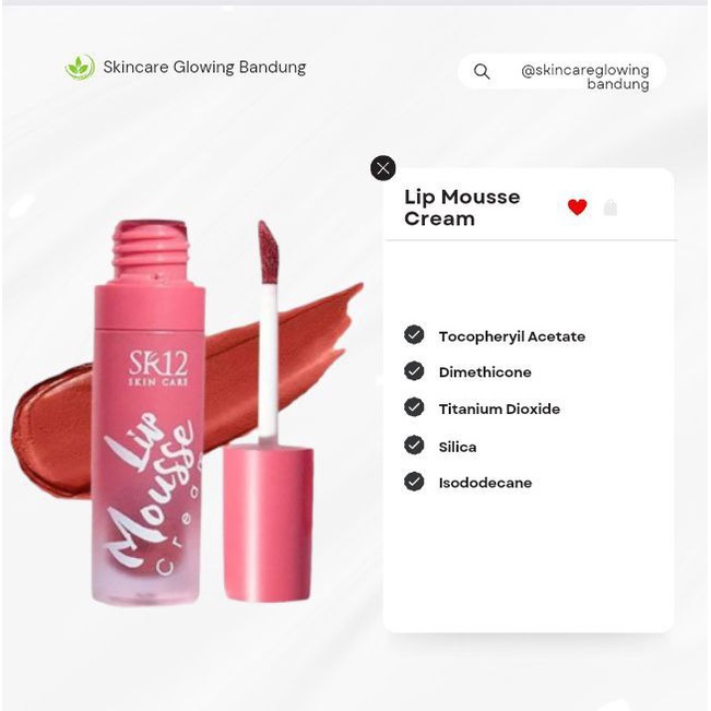 Lip Mousse SR12 Lip Mouse Lip Plumper Lip Treatment Perawatan Bibir Pelembab Bibir Pencerah Bibir Lipblam Bibir Lips Serum Bibir Lipgos Bibir Perawatan Bibir Hitam dan Kering Bibir Merah Lip Glos Lipbam Bibir Lip Serum Lip Gloss