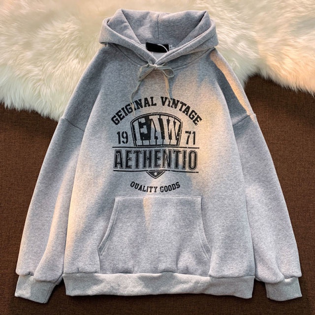 HOODIE PRIA AETHENTIO VINTAGE / ATASAN JUMPER PRIA CASUAL FLEECE TEBAL PREMIUM TERBARU'