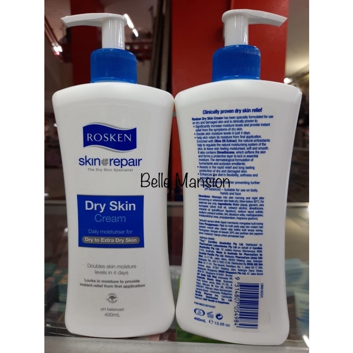 Rosken Skin Repair For Dry Skin 400Ml