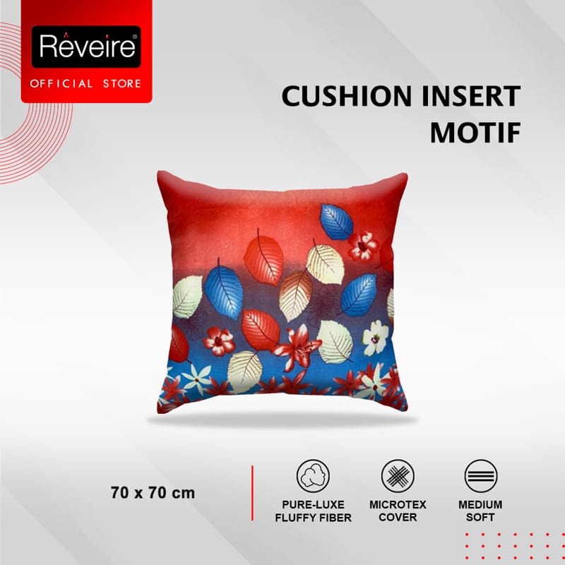 Reveire Bantal Santai Insert Motif Bunga 70x70