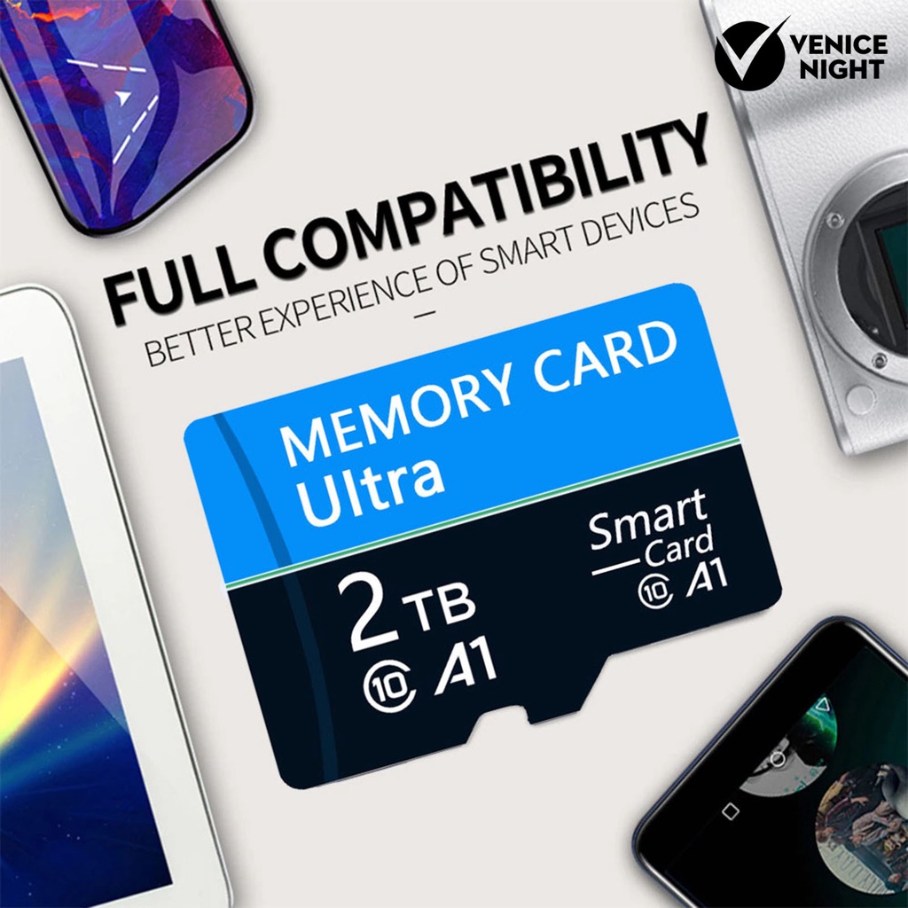 (SC) Memory Card TF 1TB 2TB Anti Air / Benturan Untuk Kamera