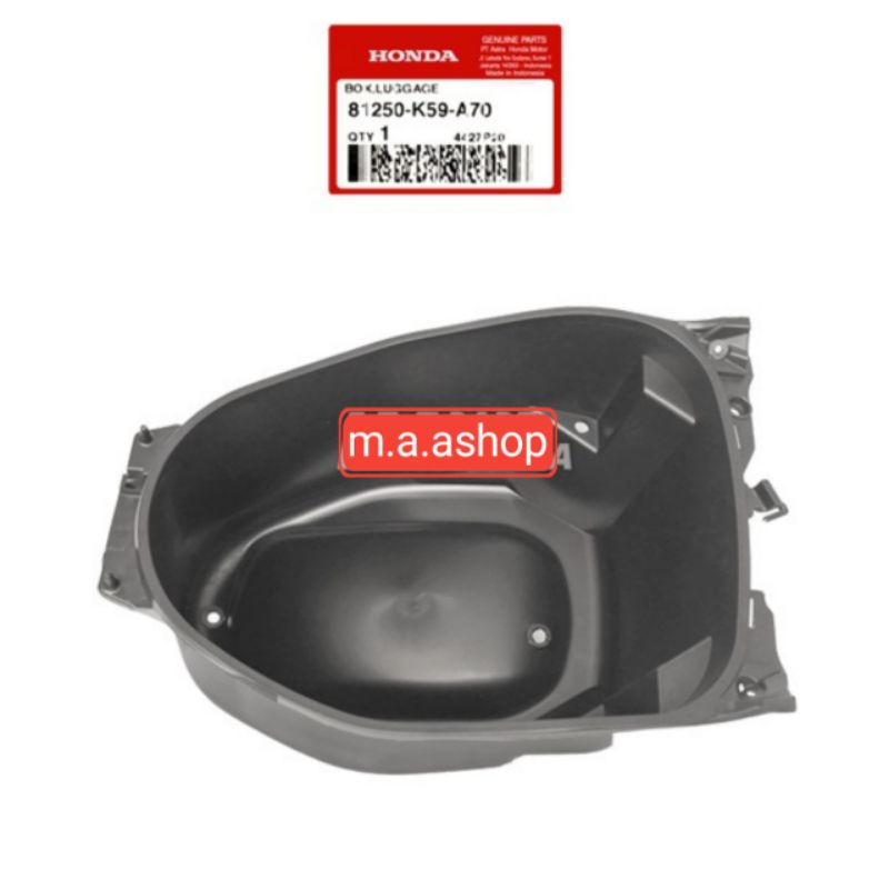 81250-K59-A70 Box Luggage Bagasi Jok Vario 125 150 LED 2018 - 2021