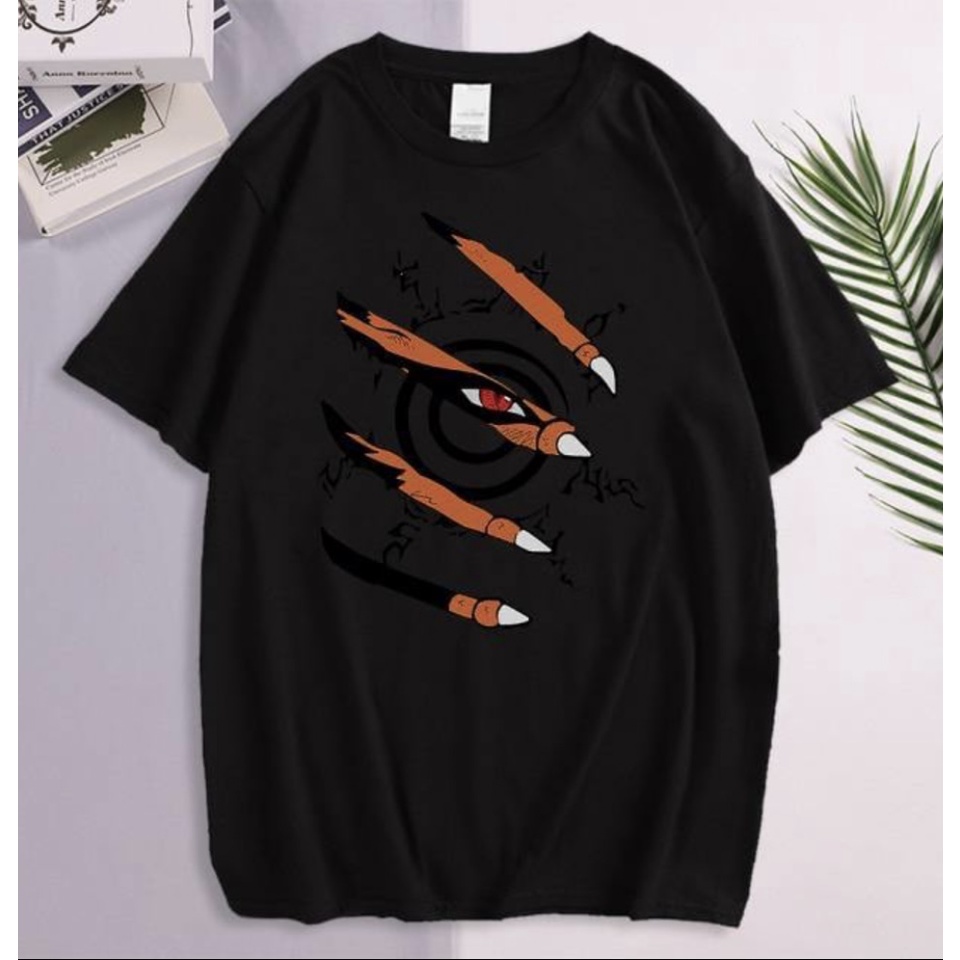 BRIGO Kaos Oversize Naruto kurama II Kaos Oversize Print DTF II Kaos Jumbo Size Pria &amp; Wanita