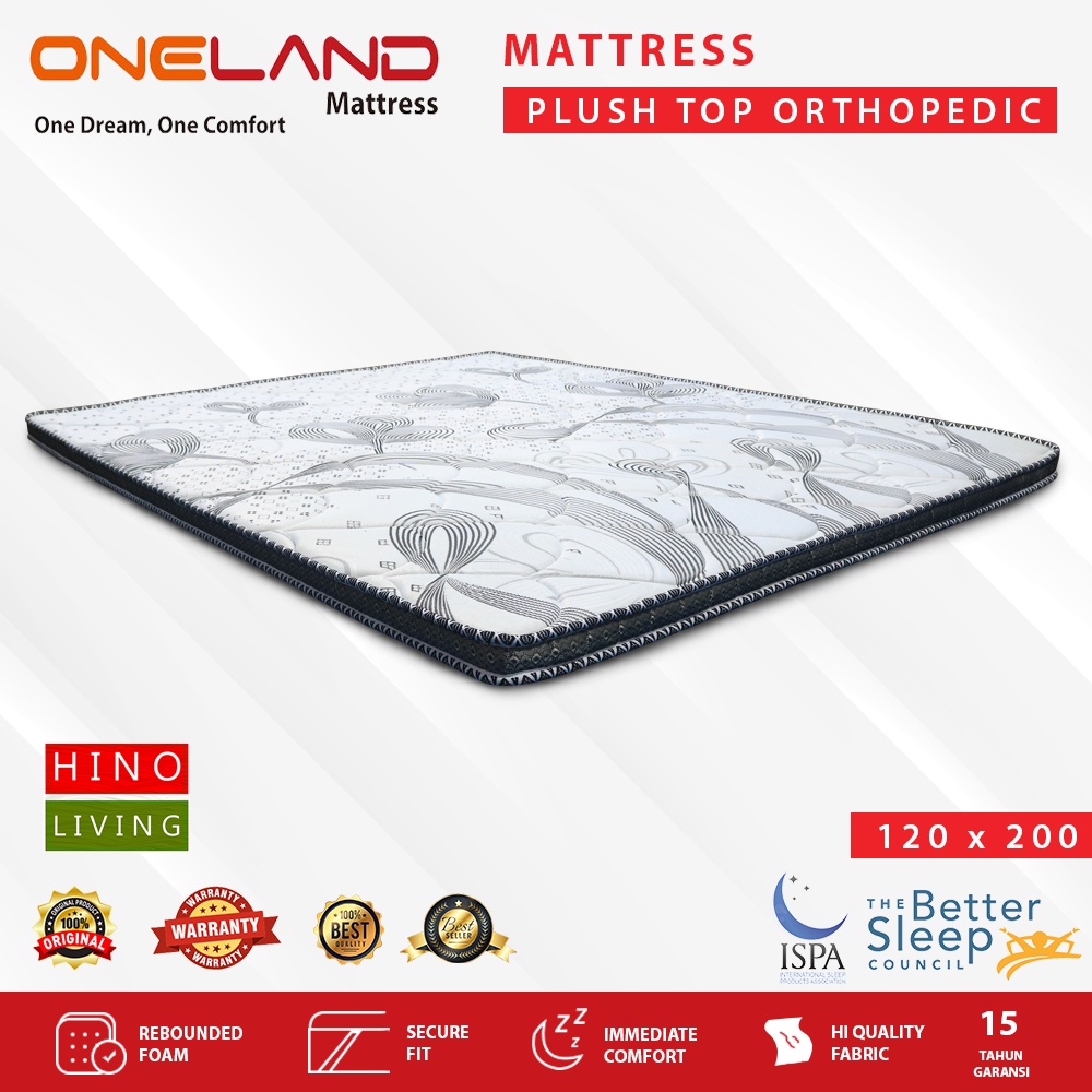 Mattres Plush Top Orthopedic 120 x 200 x 7