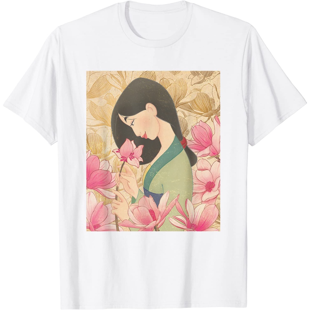Kaos Anak Disney Mulan Floral T-Shirt T-Shirt