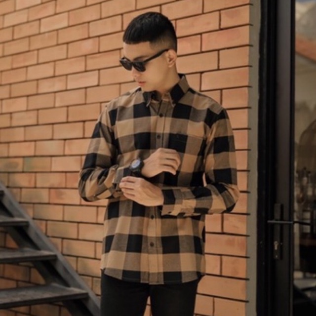 Reggo Kemeja Flanel Pria Barack