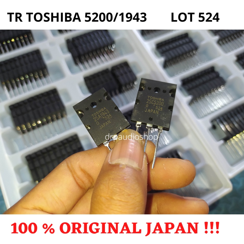 transistor toshiba 5200 1943 original Japan lot 524