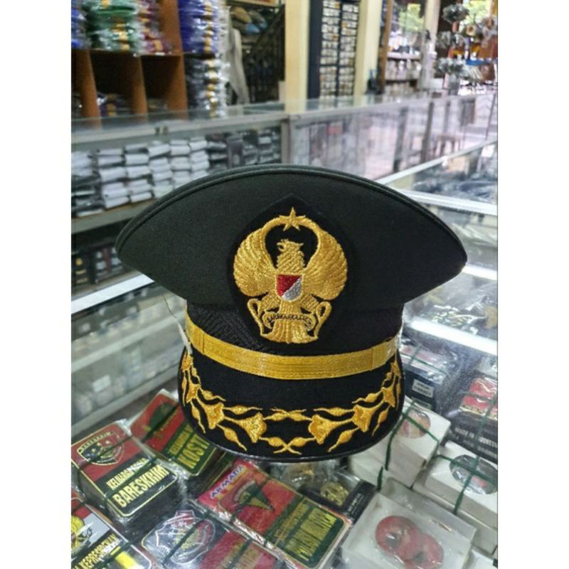 Jual Topi Pet Pdu Tni Ad Pamen Topi Pet Pdu Perwira Tni Ad Shopee