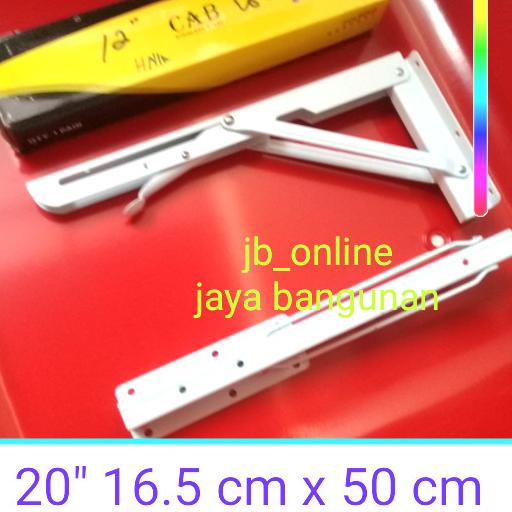 {{{{{{] siku rak dinding lipat siku rak meja lipat CAB 20" (16.5cm x 50cm)