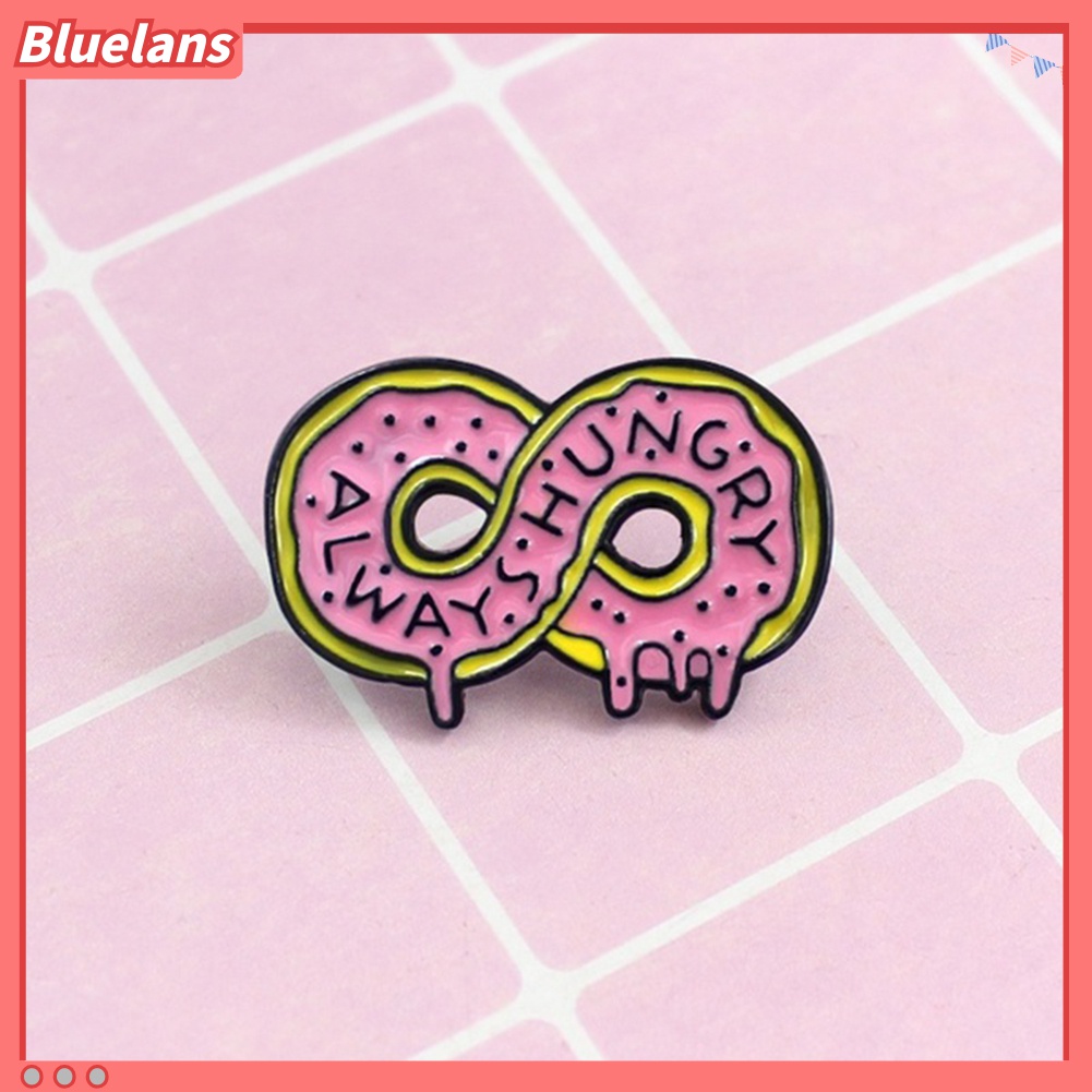 Bros Pin Enamel Bentuk Donat Untuk Pria Dan Wanita