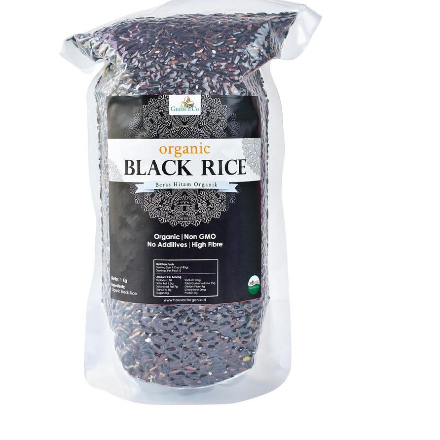 

SALE✅Grains N Co Organic Black Rice ( Beras Hitam Organik ) 1 Kg|KD3