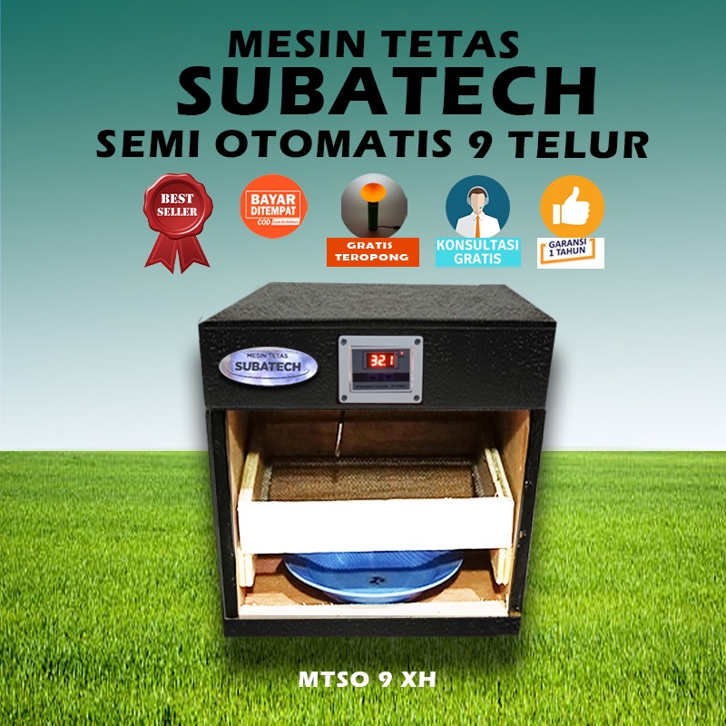 Mesin Tetas Telur Semi Otomatis Penetas SUBATECH MTSO 9