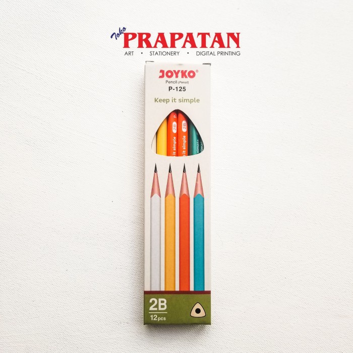 

Pensil Joyko 2B P-125 Pack 12pcs / Joyko Pencil RTO27