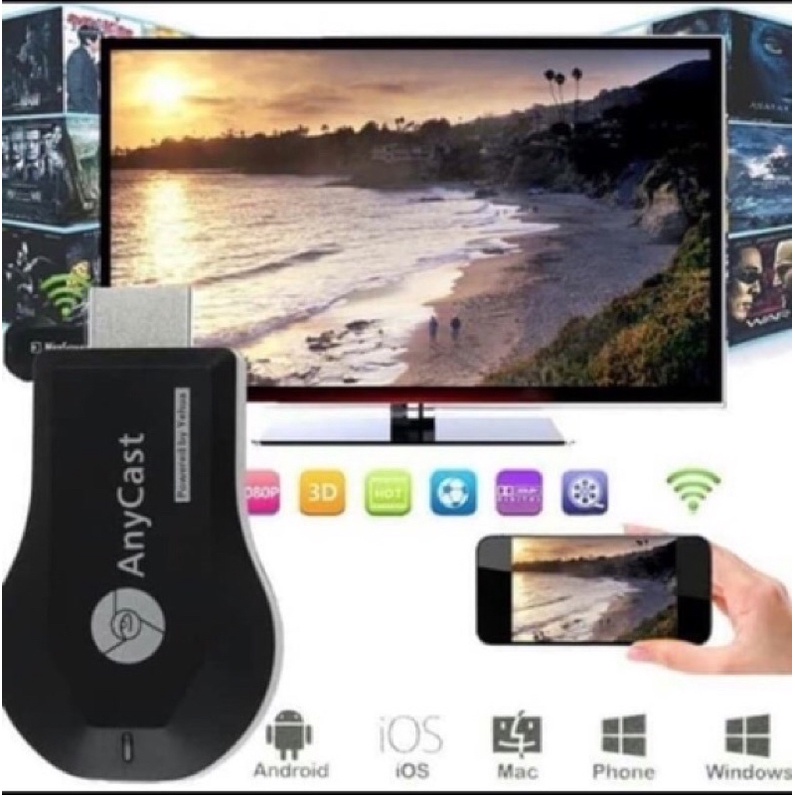 AnyCast Dongle Hdmi M4 Plus Wifi Display Receiver