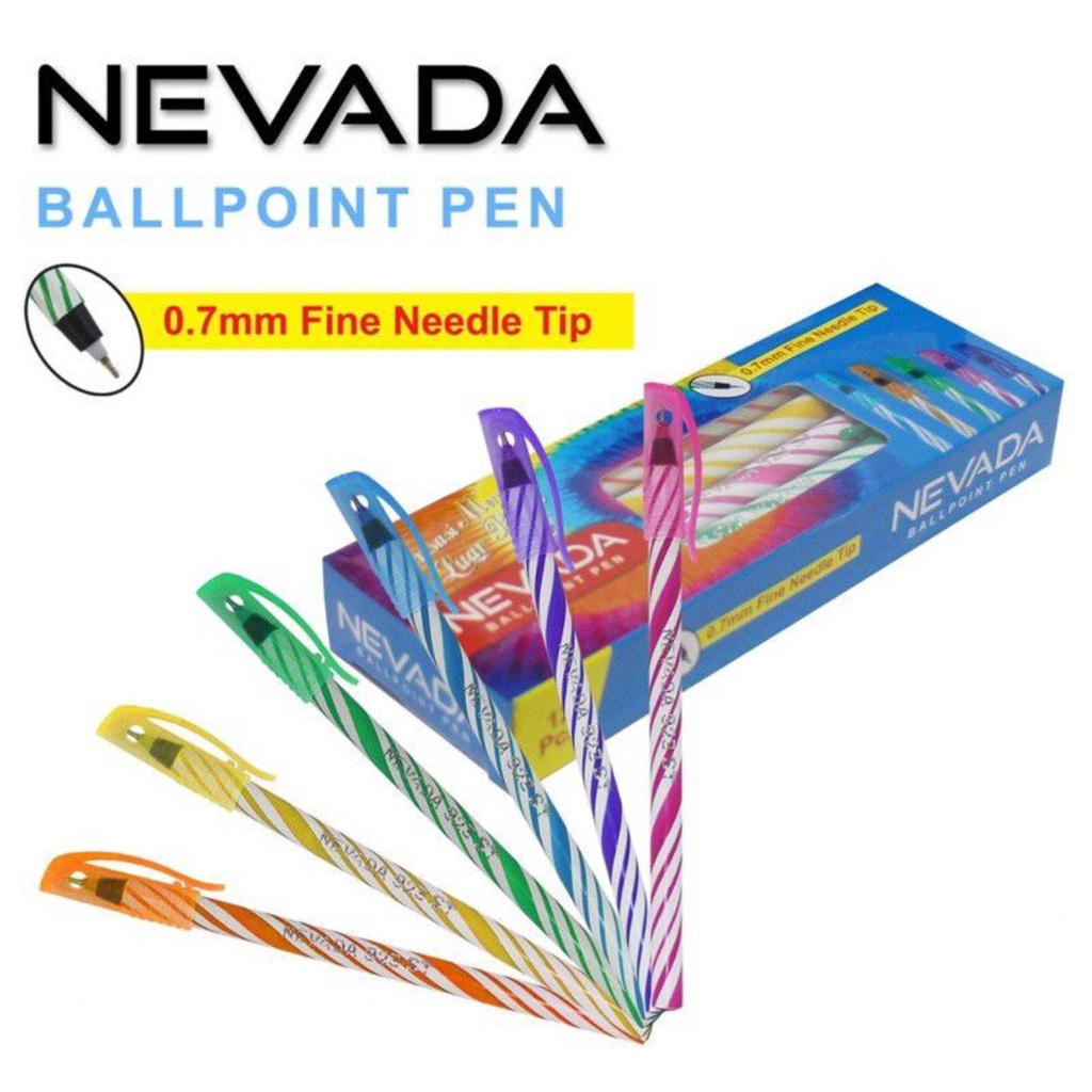 

Pulpen / Bolpoin / Bulpen Lilin Warna Warni Tinta Hitam Ballpoint
