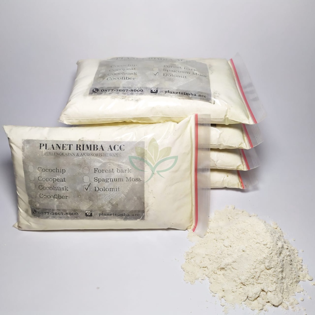 Dolomit 600Gram Kalsium Leopard Gecko Substrate Alas