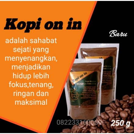 

SILAHKAN DI CEKOUT KOPI BUBUK MURNI ASLI SPECIAL ORIGINAL KOPI ON IN ROBUSTA HITAM 250g PALING LARIS
