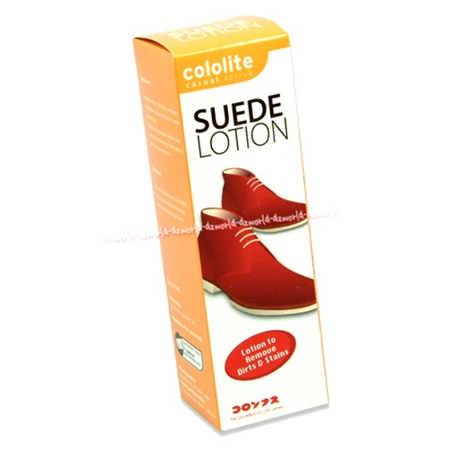 Cololite Suede Lotion Cairan Pembersih Sepatu Bahan Kain Bludru nubuck Bahan Kulit Hewan Lotion to Removes Dirts &amp; Stains Krim Losion Cololait Kololite Sue