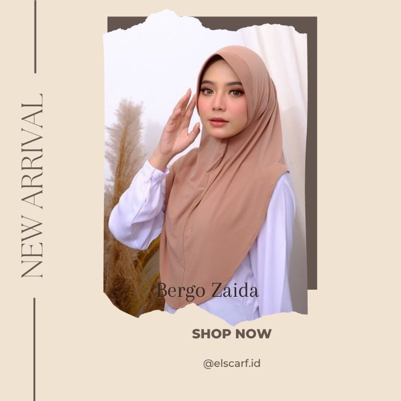 Hijab Bergo Jilbab Instan Daily Zaida