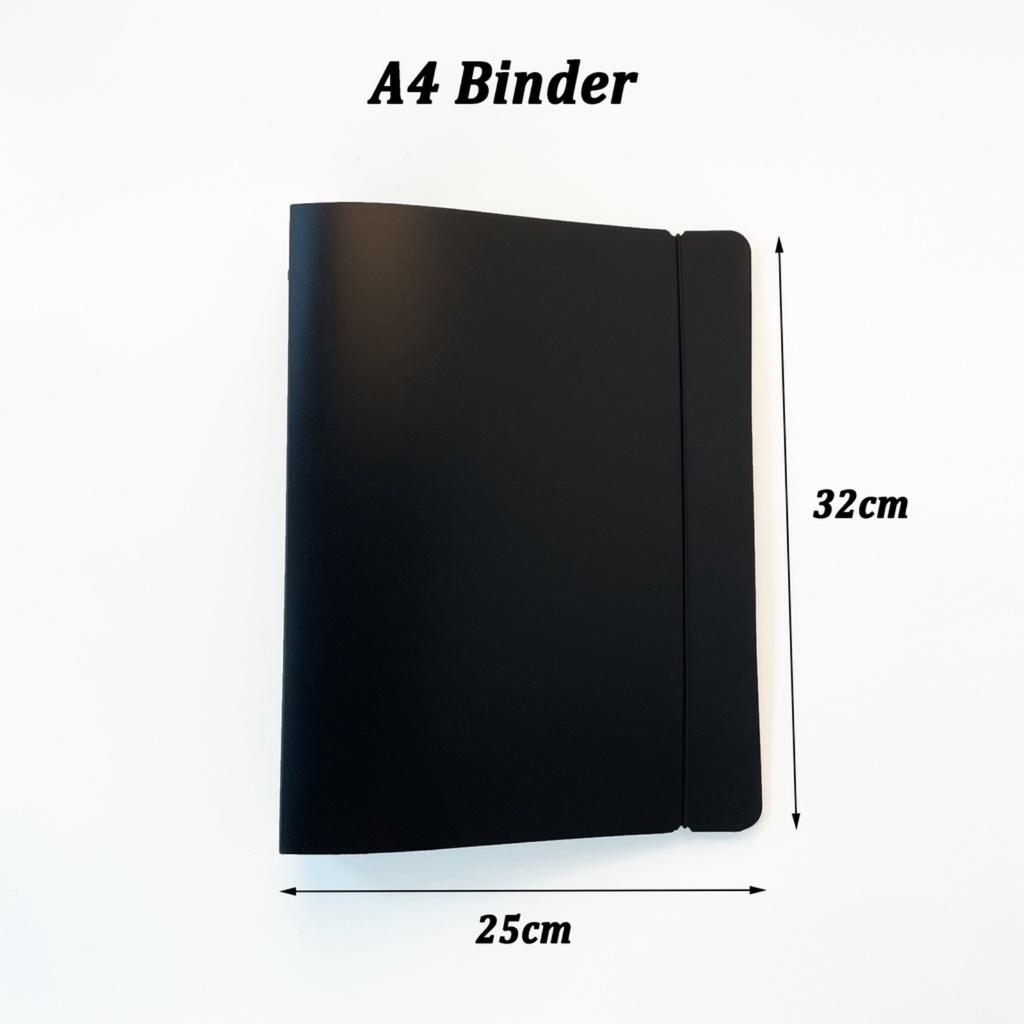 Dpp-a4 / A5 Cover Buku Catatan / Binder 6 Lubang Bahan PP Frosted