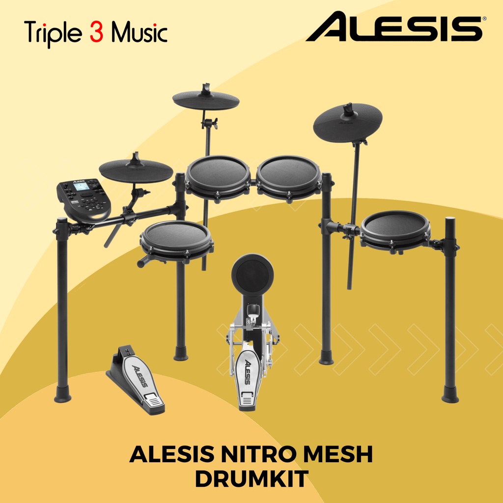 Alesis NITRO MESH KIT Electronic Drum Kit with Mesh Heads