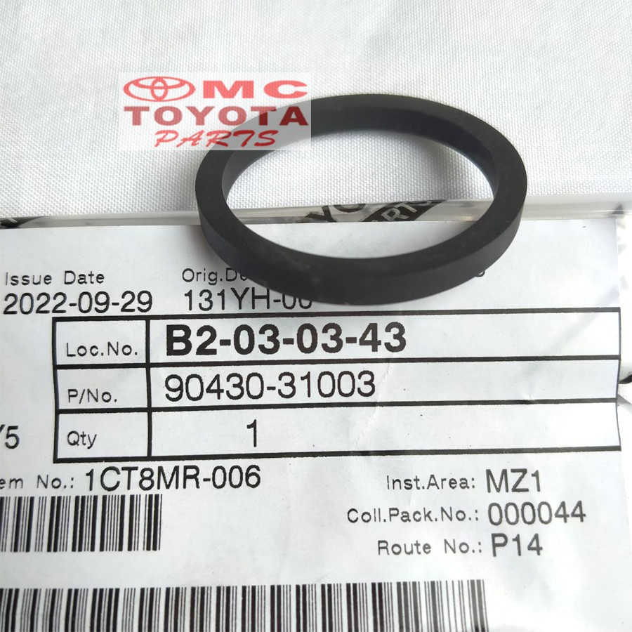 Gasket Oring Seal Busi Crown Kijang 5K 7K 90430-31003