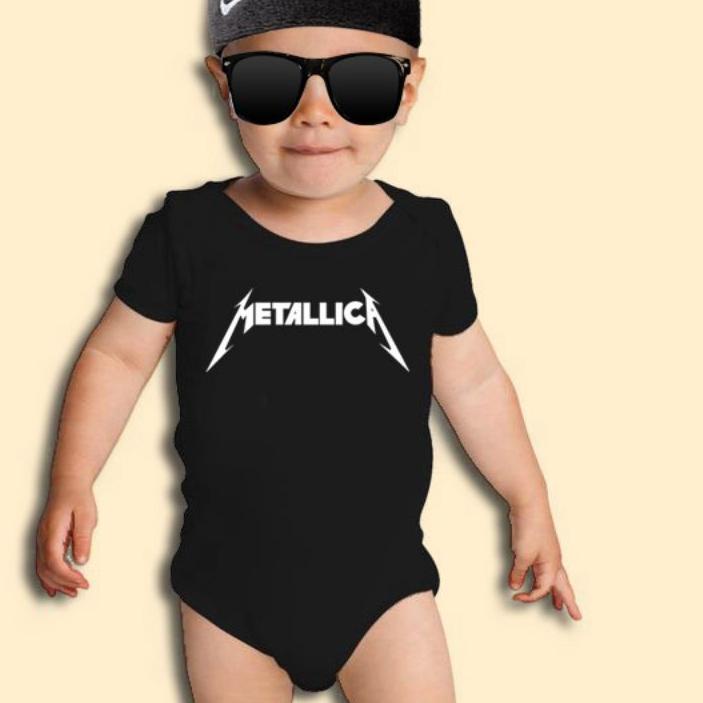 BABY JUMPER BAND METALLICA FONT | BABY JUMPER BAND PUNK BAND METAL | JUMPER BAYI JUMPER PENDEK